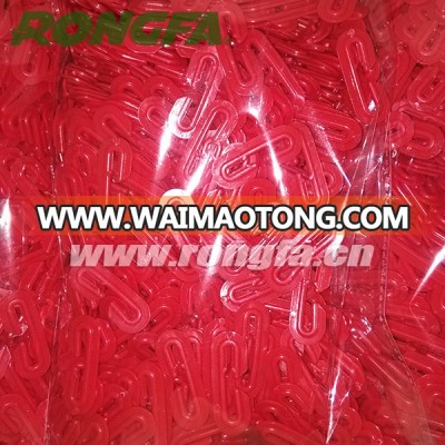 Red color plastic tomato clips plant clips