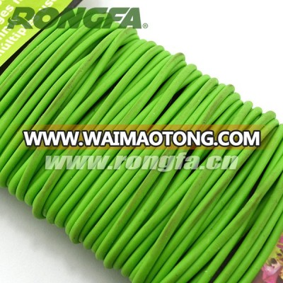 5meters Green Plastic TPR rubber wire twist tie