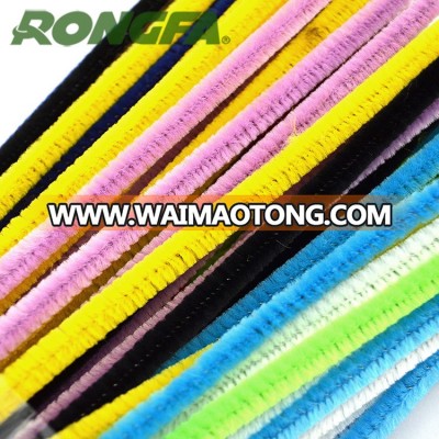 30cm long 6mm diameter normal chenille pipe cleaners for DIY handcraft